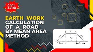 How to calculate Earthwork by Mean Area method .