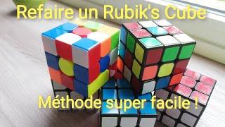 résoudre un rubik's cube (méthode enfant)