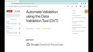Automate Validation using the Data Validation Tool (DVT) || #qwiklabs || #GSP1047