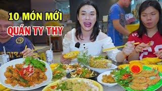 Ty Thy thuê đầu bếp nấu 10 món ăn ngon hấp dẫn - Ty Thy Vlog Gỏi đu đủ