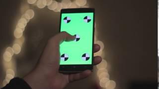 Android Phone Swipe / Scroll Gesture TEMPLATE STOCK VIDEO