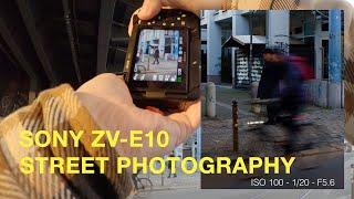 SONY ZV-E10 - Street Photography with the Kit Lens 16-50mm