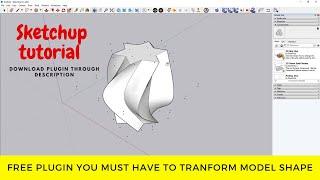 Sketchup tutorial /  FFD plugin tutorial