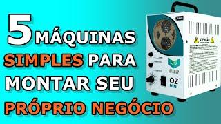 5 MÁQUINAS BARATAS E LUCRATIVAS PARA EMPREENDER EM 2021