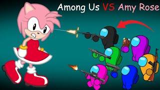 Among Us vs Amy Rose in Sonic - 어몽어스 VS 좀비 애니메이션 | Among us zombie animation