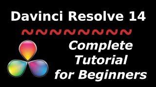 How to Edit a Video in Davinci Resolve 14 | Complete Tutorial for Beginners