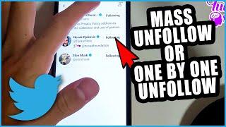 How To Mass Unfollow People On Twitter (X)