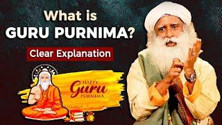 What is Guru Purnima? | Sadhguru Explains Clearly | 21 July 2024 | Sadhguru Darshan