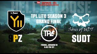 Competitive Console Hell Let Loose | TPLite S3 GRAND FINALS | SUDT vs 9PZ | SMDM | ADMIN CAM