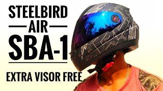 Steelbird Air SBA-1 Helmet  Unboxing Extra  Visor  For Night Use