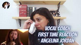 VOCAL COACH FIRST TIME REACTION Angelina Jordan - Bohemian Rhapsody - America's Got Talent