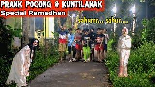 Prank Pocong dan Kuntilanak Bangunin Sahur - Paling Lucu & Kocak 