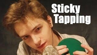 (ASMR) Sticky Tapping and Whispering Obviously