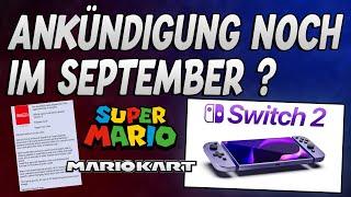 Switch 2 Ankündigung im September ? Neues Mariokart + Open World Mario | Nintendo Leaks