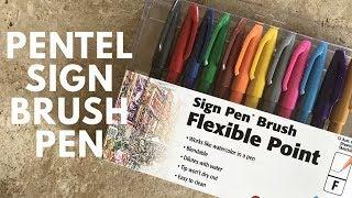 Pentel Sign Pen Brush Marker Review