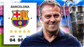 HANSI FLICK führt BARCELONA zum CL-SIEG!! FC24: Barcelona Sprint to Glory