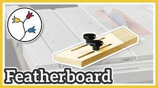 YOU can make this featherboard for the Bosch GTS 10 XC table saw – cheap and simple