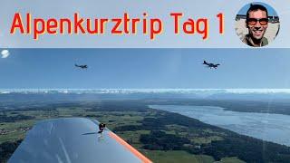 Kurztrip in die Alpen mit VL3 und WT9 - Tag 1 - von Münster-Telgte ins Alpenvorland