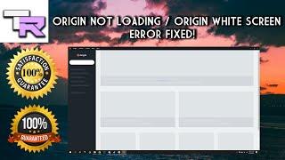 How To Fix Origin White Screen/ Origin Not Loading Fix (Updated May 2020) | 3 Methods to fix Origin