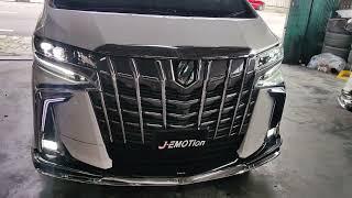 TOYOTA VELLFIRE AGH30 CONVERT TO ALPHARD FACELIFT TO AGH35 BODY PARTS (J-EMOTION DESIGN)