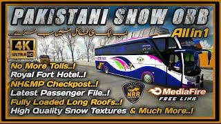 Snowfall Pakistani Obb For Bussid | Full Pakistani 4K Ultra HD Graphics | Bussid Snow OBB | NRR