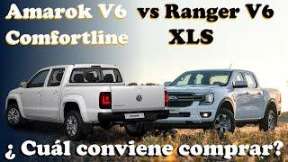 Ford Ranger V6 XLS vs Volkswagen Amarok V6 Comfortline | Duelo en 6 rounds. ¿Cuál conviene comprar?