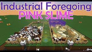 TUTORIAL: Industrial Foregoing - PINK SLIME FLUID + Animal Feeder  - Baby Separator - Slaughter [DE]