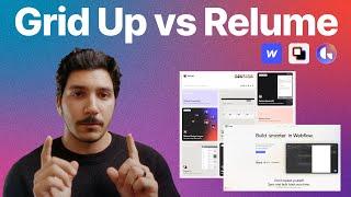 Best Webflow Component Library to build quicker - Relume vs Grid Up