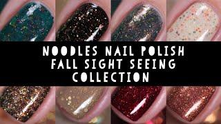 NOODLES NAIL POLISH | FALL SIGHT-SEEING COLLECTION | live swatch review | jodispolish