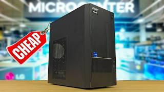 Can the CHEAPEST Microcenter PC Game?