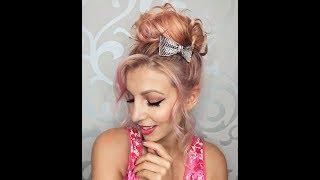 How to on this #easyupdo using a #hairdonut by Irina Bilka