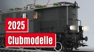 Clubmodelle 2025 von Märklin, Trix und LGB