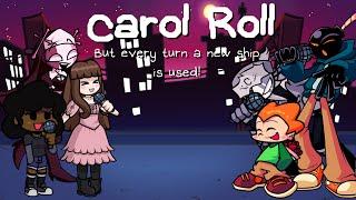 Friday Night Funkin':Carol Roll but every turn a new ship is used! Ft. @lilliancraig4690 | UTAU + FL