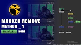 NUKE :-  Tracking Marker Remove ( Method _ 1 )  RotoPaint  Node