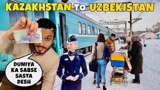 International Sleeper Train Journey | Kazakhstan to Uzbekistan