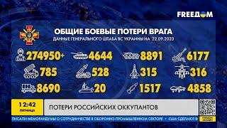 Сводка Генштаба ВСУ по состоянию на 22 сентября