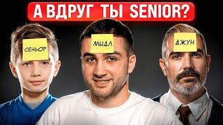 Реальная разница Junior, Middle, Senior в IT на практике