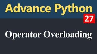 Operator Overloading in Python (Hindi)