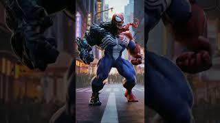 Spider-Man and Venom Hybrid: Epic Transformation Revealed #spiderman #venom #marvel #avenger #hulk