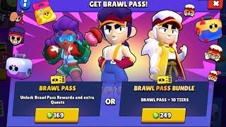 Brawlpass Season 10 Unlocking (Part-1) + Major Rosa Skin Unboxing | Brawlstars