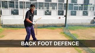 Batting Basics | How to play a back foot defence | Learn the Game | Crikvoice