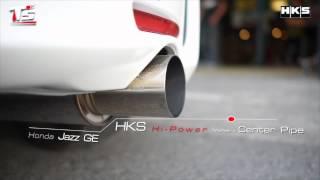 Honda Jazz GE with HKS Hi-power Muffler + Center Pipe