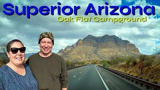 Arizona FREE camping at Oak Flat Campground and We HOST a Patron Meet-up/Camp-out!