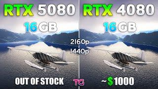 RTX 4080 vs RTX 5080 - Test in 10 Games | 1440p & 4K