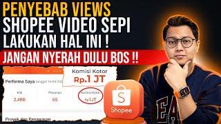 PENYEBAB SHOPEE VIDEO TIDAK ADA YANG NONTON DAN SULIT BERKEMBANG, GAJIAN 2 JUTA/HARI DARI SHOPEE