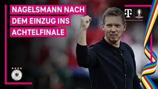 Julian Nagelsmann im Interview nach dem Sieg gegen Ungarn  I UEFA EURO 2024 I MAGENTA TV