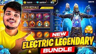 Free Fire I Got New Legendary Electric Bundle And All Old Rare Bundles In New Id -Garena Free Fire