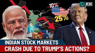 Indian Stock Markets Crash Due to Trump’s Actions? | Deaf Talks News | Indian Sign Language.