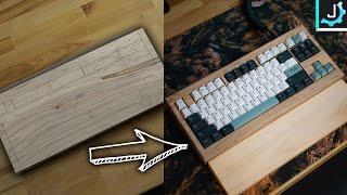 I Turned This Block of Wood Into a Mechanical Keyboard