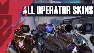 ALL OPERATOR SKINS - VALORANT OPERATOR SKINS